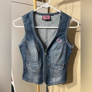 Harley Davidson Denim Vest